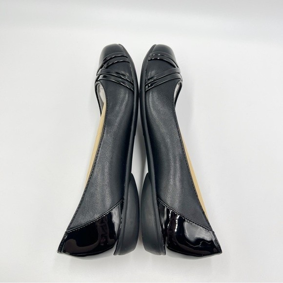 NEW LifeStride Womens Size 6 Black Vegan Faux Leather Aliza Ballet Flats Shoes - Picture 8 of 13